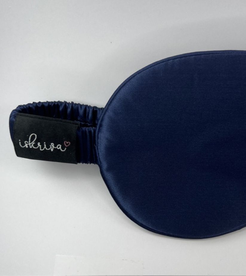 temno modra iskriva spalna maska